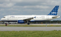 N566JB @ FLL - Jetblue A320 prepares to depart FLL - by Terry Fletcher