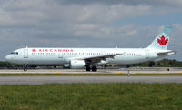 C-GJWD @ FLL - Air Canada A321 taxies  for departure from Ft Lauderdale Int - by Terry Fletcher