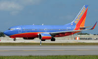 N477WN @ FLL - Southwest B737 at FLL - by Terry Fletcher