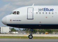 N662JB @ FLL - Jetblue A320 ' Glad to be Blue ' - by Terry Fletcher
