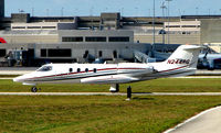N244RG @ PBI - Learjet 35 taxies to depart West Palm Beach - by Terry Fletcher