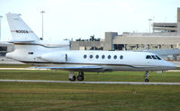 N300A @ PBI - Falcon 50 taxies in at West Palm Beach - by Terry Fletcher