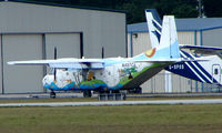 N497CA @ DED - Coulourful Casa 212 at Deland , Florida - by Terry Fletcher