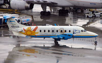 N81535 @ TPA - This colourful Beech 1900D operates as a feeder for Continental Airlines at Tampa - by Terry Fletcher