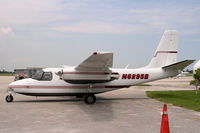 N6295B @ KLNA - Smart looking Aero Commander at Lantana, FL - by Steve Hambleton
