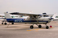 N1717Q @ KLNA - Cessna 150 at Lantana, FL looking well for its age.