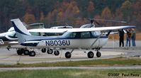 N8036U @ PVG - Looks like she is overseeing the helo ops