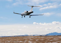 N57HJ @ KAPA - Approach to 17L. - by Bluedharma