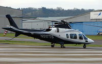 N517TS @ EGBJ - A visitor to Gloucestershire Airport on the day of the horse racing Gold Cup  at the nearby Cheltenham Racecourse - by Terry Fletcher