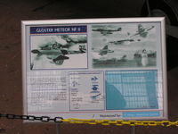 NF11-3 - Gloster Meteor NFII info on display at Brussels Air Museum
