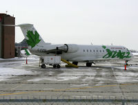 C-FZSI @ CYOW - Jazz CRJ-100 parked beside the Canada Reception Centre - by CdnAvSpotter