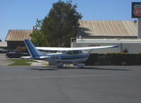 N735WL @ SZP - 1977 Cessna 182Q SKYLANE, Continental O-470-U 230 Hp, refueling - by Doug Robertson