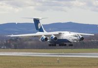 4K-AZ100 @ LOWW - Azerbaijan Cargo Silk Way IL-76D-90 - by Delta Kilo