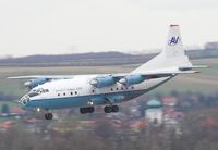 UR-CBF @ LOWW - Aerovis Antonov 12 - by Delta Kilo