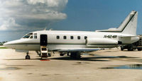 N424R @ PBI - Sabre 75A taken at West Palm Beach in August 1999 - by Terry Fletcher