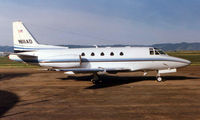 N111AD @ CYVR - Sabre 65 at Vancouver Int in 1998 - by Terry Fletcher