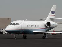 N429SJ @ GEU - Superbowl visitor - Giants logo on fin. - by John Meneely