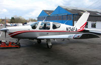 N34FA @ EGTR - Part of the busy GA scene at Elstree Airfield in the northern suburbs of London - by Terry Fletcher