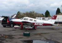 N411BC @ EGTR - Part of the busy GA scene at Elstree Airfield in the northern suburbs of London - by Terry Fletcher
