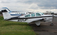 N121JF @ EGTR - Part of the busy GA scene at Elstree Airfield in the northern suburbs of London