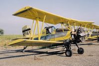 N716Y @ CL23 - 1964 Ag-Cat G-164, #278.  R-1340 with 330 gallon hopper.  Chuck Jones Flying Service - Biggs, California.
