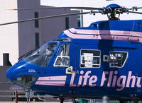N61LF - On the pad at St. Francis Hospital - by Steven Ables