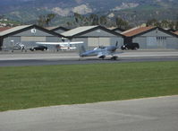 N427E @ SZP - 1992 Oberheim OBIE MINI-MUSTANG, Lycoming O-290-G 125 Hp, split trailing edge flaps, adjustable elevator trim, landing roll Rwy 04 - by Doug Robertson
