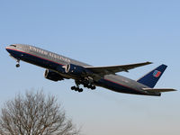 N781UA @ EBBR - leaving Brussels - by Jeroen Stroes