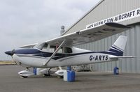 G-ARYS @ EGBT - Cessna 172 in new colours at Turweston