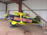 G-REAP @ EGNF - Pitts Special in the hangar at Netherthorpe - by Simon Palmer
