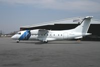 N28CG @ HKY - A commuter for Corning Cable Systems taxing out of the ramp at Hickory.