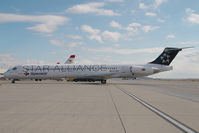 EC-HFP @ VIE - Spanair MD80 in Star Alliance colors - by Yakfreak - VAP