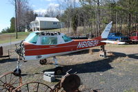 N60631 @ DAN - 1969 Cessna 150J  in recycle yard in Axton Va. along Rt58 east of Martinsville Va. The tail # N63123 is also from another deregistered Cessna. - by Richard T Davis