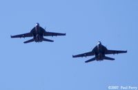 166614 @ FFA - Two of the Jolly Roger's girls showing up for the flyover - by Paul Perry