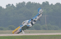 N151RJ @ KOSH - Accident immediately after impact with Precious Metal II - by Mark Silvestri