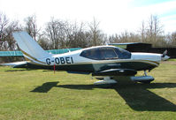 G-OBEI - One aircraft at the friendly Enstone Airfield in Oxfordshire - by Terry Fletcher