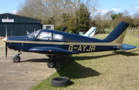 G-AYJR - Based aircraft at the quaintly named Hinton-in-the-Hedges airfield - by Terry Fletcher