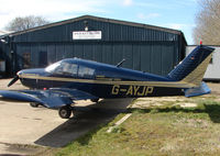 G-AYJP - Based aircraft at the quaintly named Hinton-in-the-Hedges airfield - by Terry Fletcher