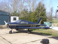 G-AYJP - Cherokee 140C at Hinton-in-the-Hedges