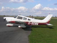 G-BGWM @ EGBT - PA-28 visiting Turweston