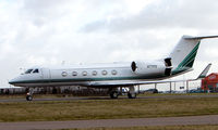 N77FK @ EGGW - Gulfstream IV at Luton - by Terry Fletcher