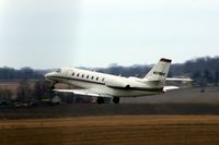 N378QS @ CID - Executive Jet 378 departing off Runway 13
