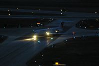 N937AX @ CID - ABX559 has just arrived at 6:20AM, will have quick turn-around - by Glenn E. Chatfield
