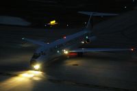N937AX @ CID - ABX559 has just arrived at 6:20AM, will have quick turn-around - by Glenn E. Chatfield
