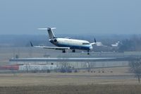 N154SF @ CID - Short final for Runway 27