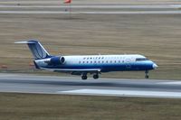 N154SF @ CID - About to touch down on  Runway 27