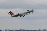 N824AY @ CID - Departing Runway 31 for DTW