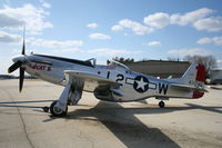 N51YS @ KRFD - North American P-51D - by Mark Pasqualino