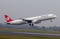 TC-JRC @ EGCC - THY A321 lifts off from Manchester Airport - by Terry Fletcher