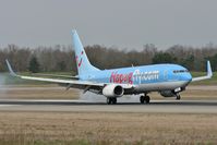 D-ATUH @ LFSB - inbound from Las Palmas landing on rwwy 16 - by runway16